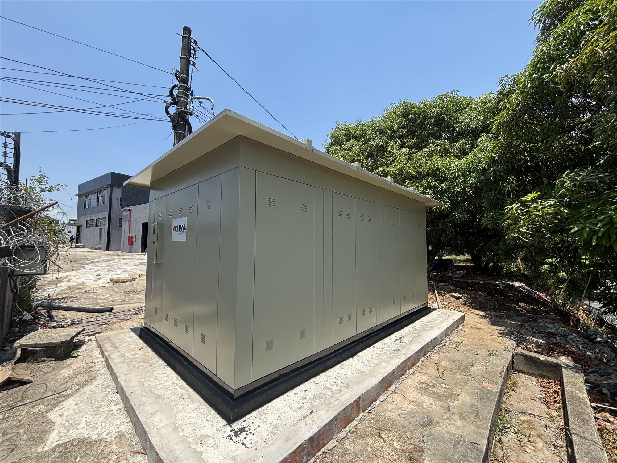 Cabine blindada de média tensão fabricada pela Ativa Engenharia