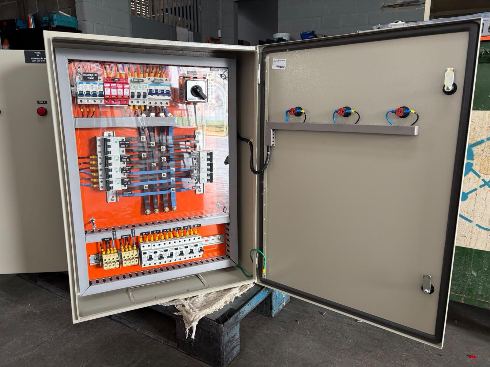 Quadro de distribuição Ativa pronto para instalação
